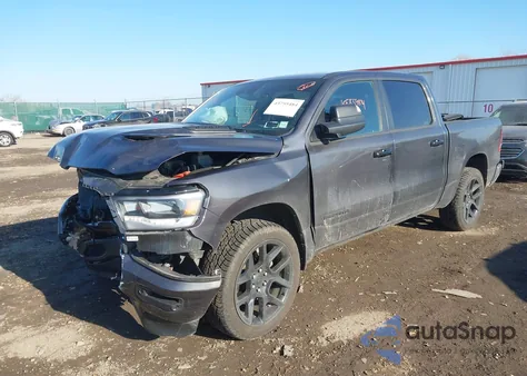 2024 Ram 1500 Laramie 4X4 5'7 Box из США, поврежденный, VIN 1C6SRFJT3RN138908